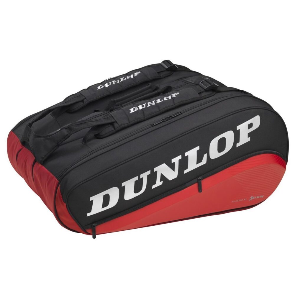 Dunlop Performance 12 Racket Bag Black / Red