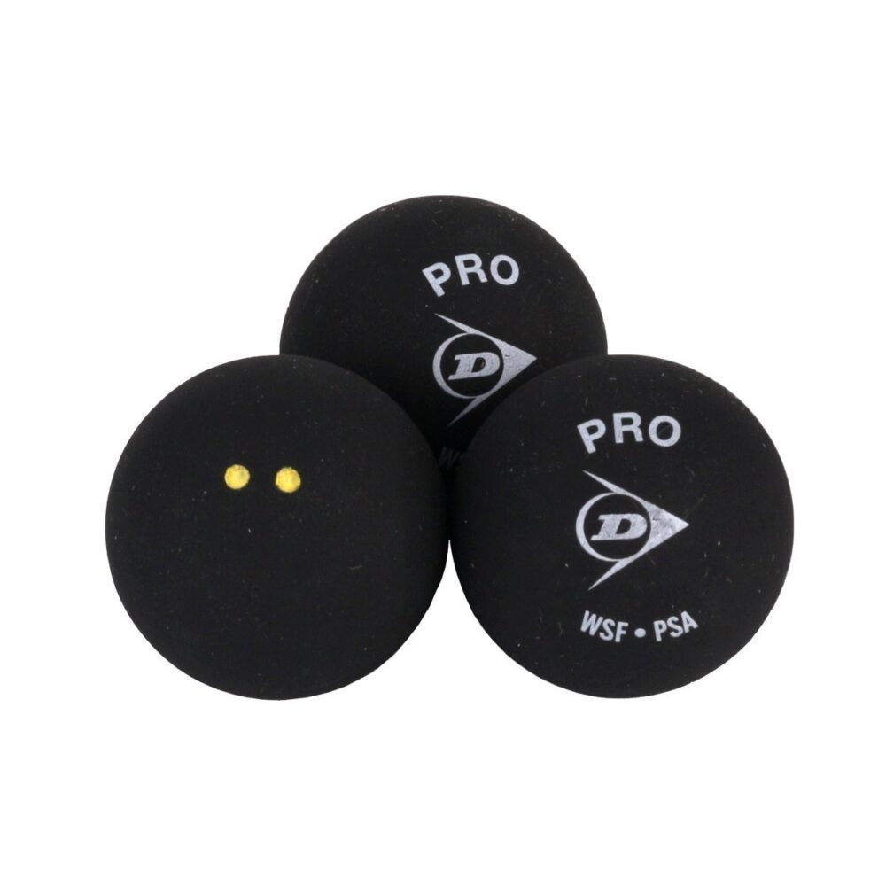 Dunlop Pro Double Yellow Dot 3 vnt.