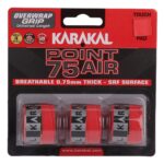 Karakal Point 75 Air Overgrip Red 3vnt.
